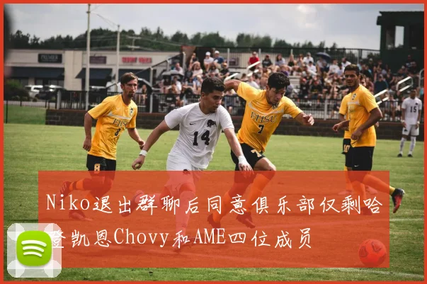Niko退出群聊后同意俱乐部仅剩哈登凯恩Chovy和AME四位成员